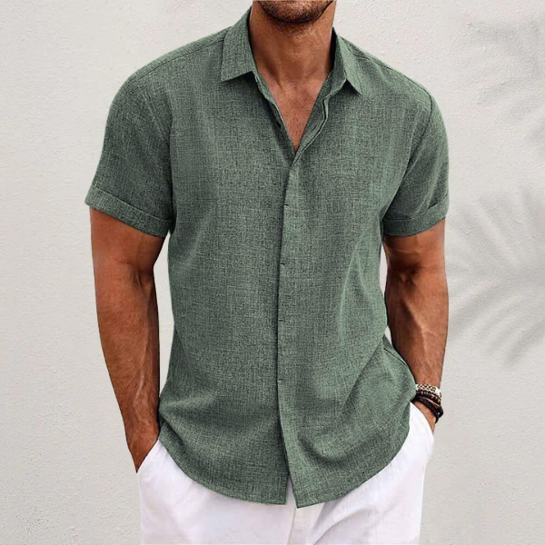 Classic Collared Button-Down Shirt