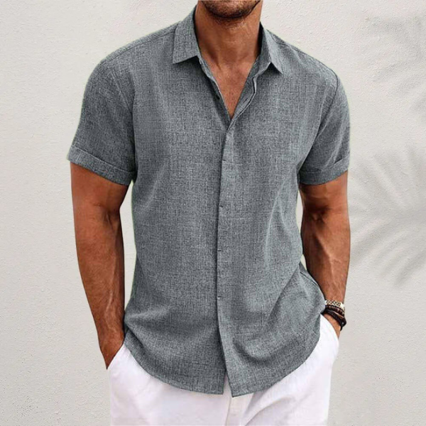 Classic Collared Button-Down Shirt