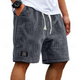 Casual Waffle Knit Summer Shorts