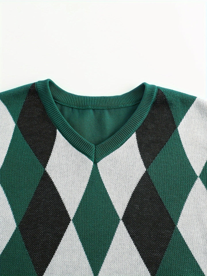 Classic Argyle Sweater Vest