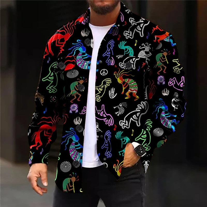 Paisley-Print Overshirt