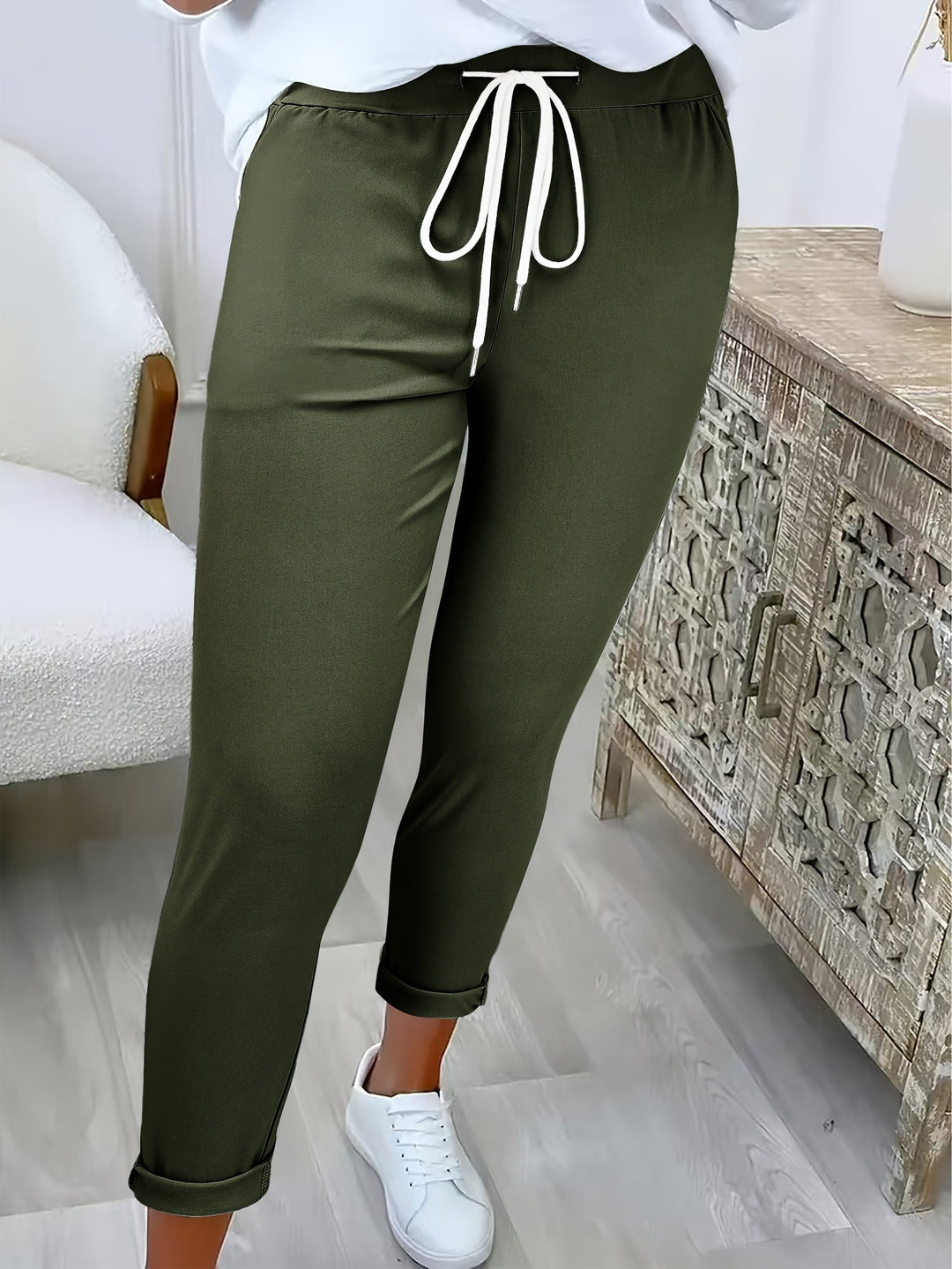 Relaxed Drawstring Pants
