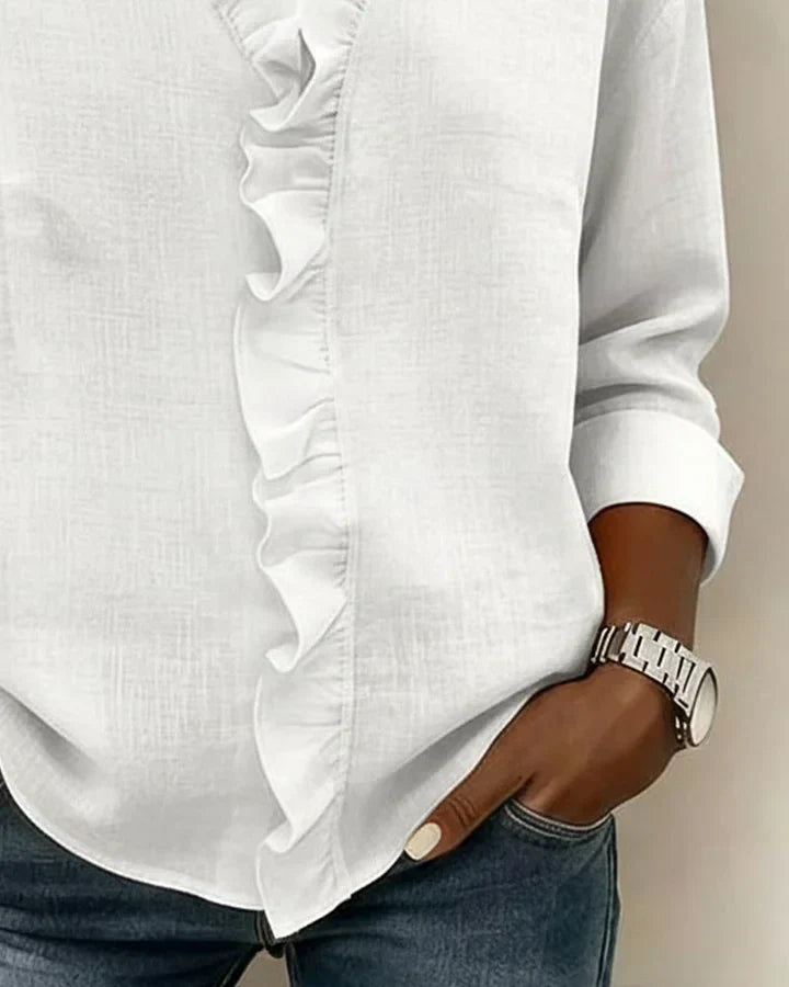 Lightweight V-Neck Blouse
