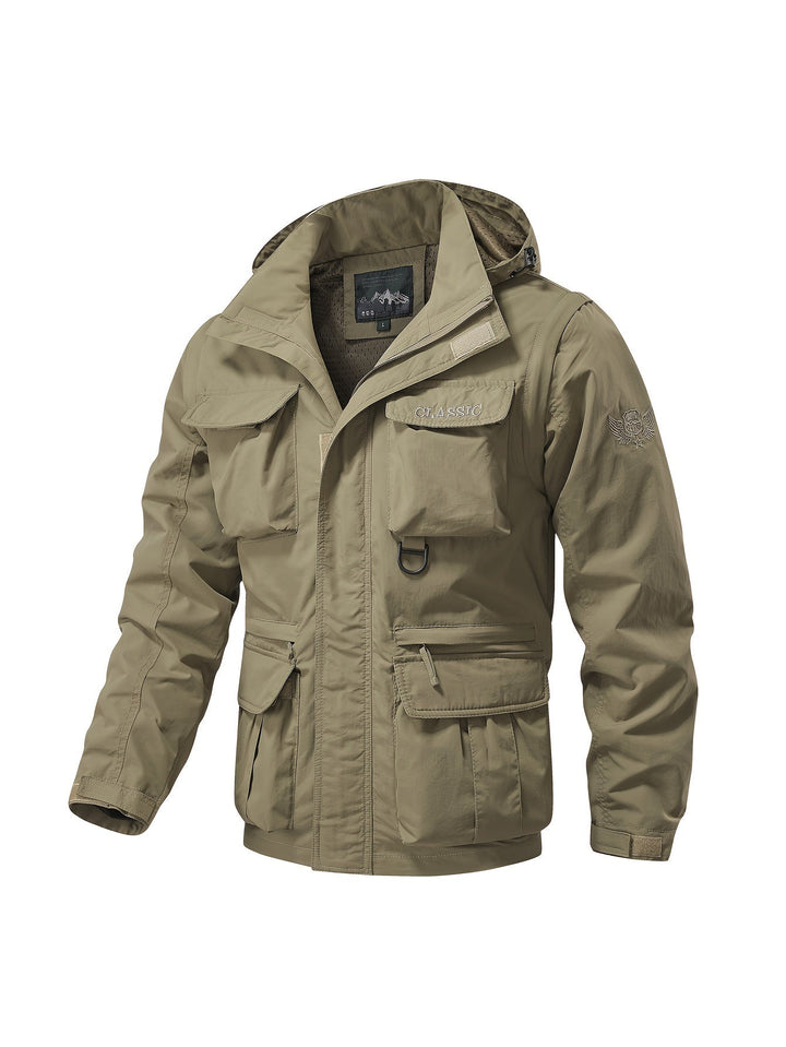 Rugged Multi-Pocket Cargo Jacket