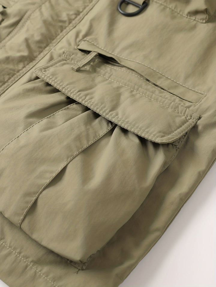 Rugged Multi-Pocket Cargo Jacket