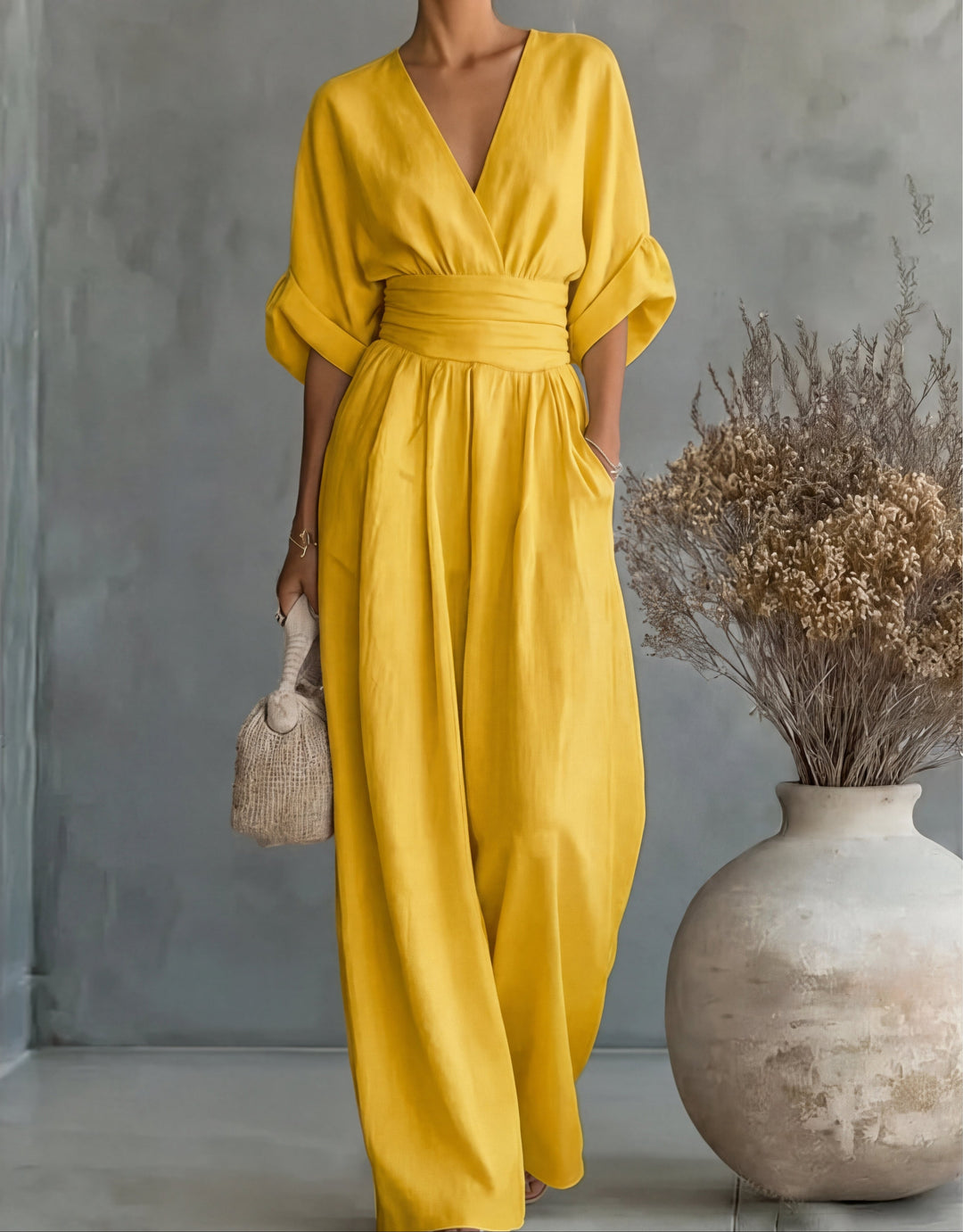 Wide-Leg Jumpsuit