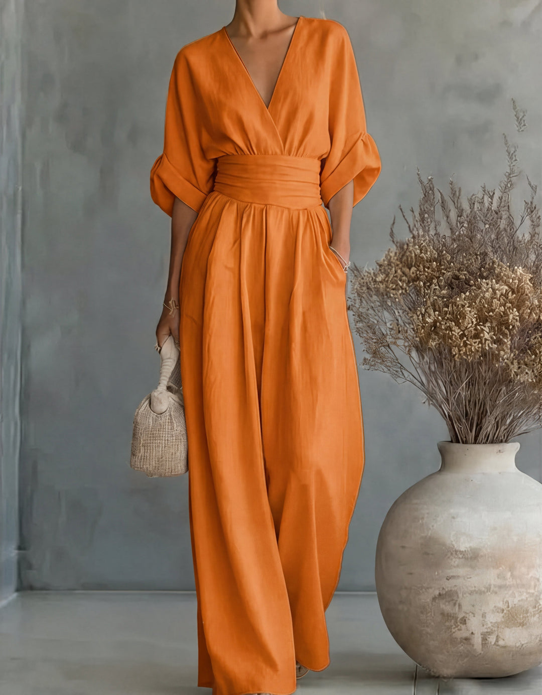Wide-Leg Jumpsuit