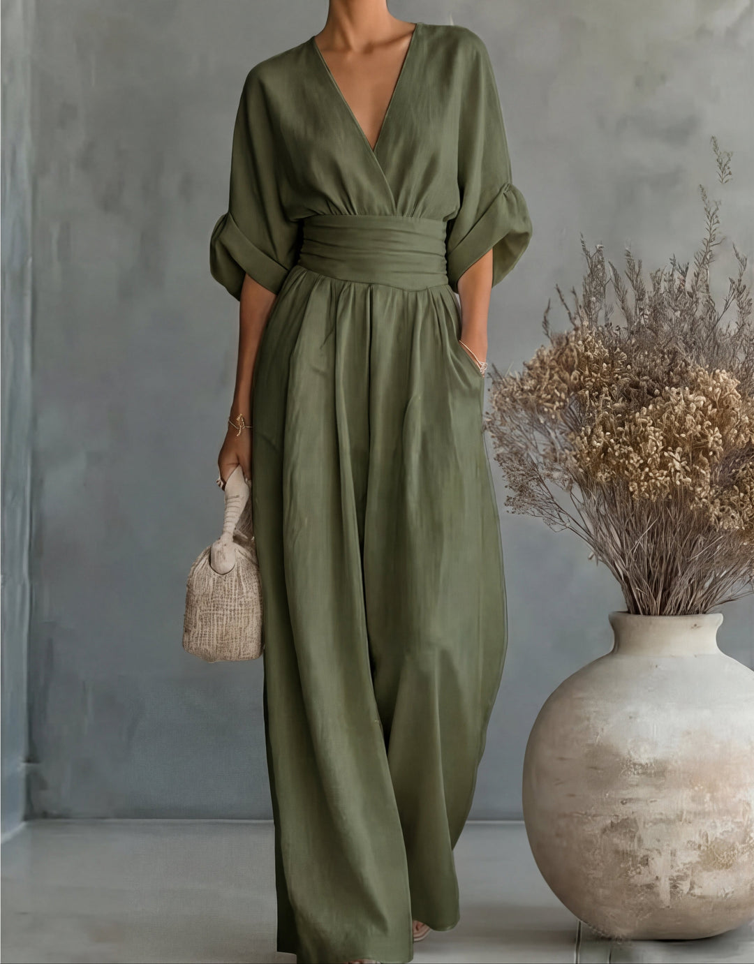 Wide-Leg Jumpsuit