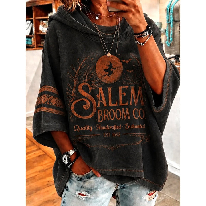 Halloween Graphic Hooded Sweatshirt