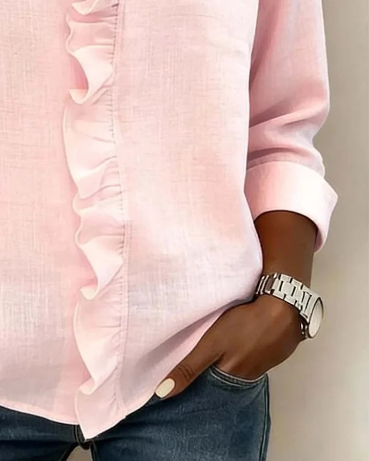 Lightweight V-Neck Blouse