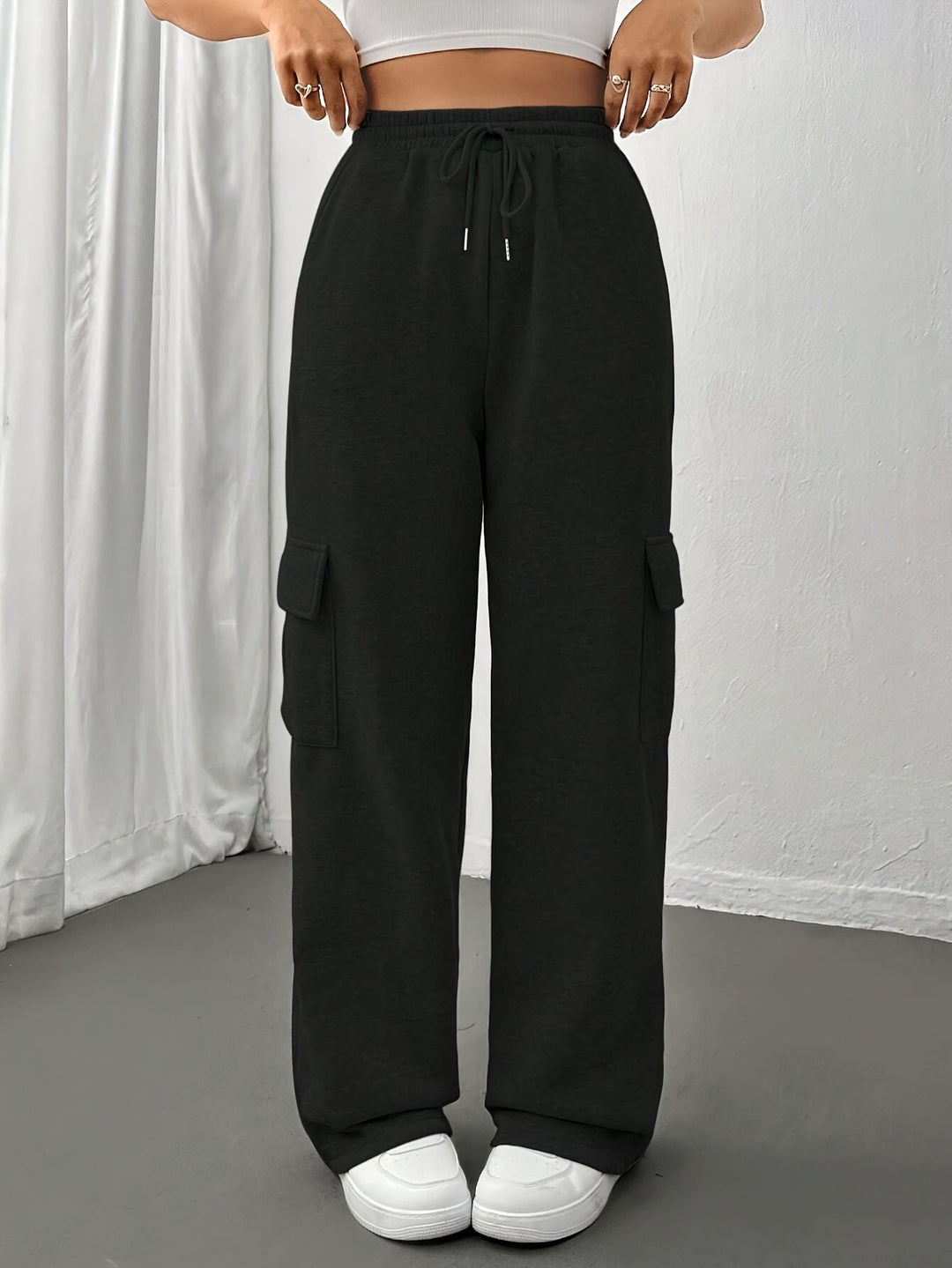 Relaxed Cargo Sweatpants