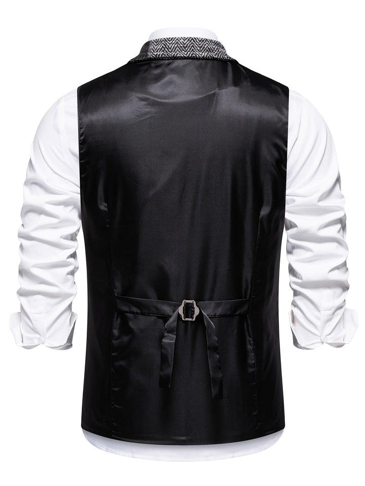 Patchwork Tailored Vest