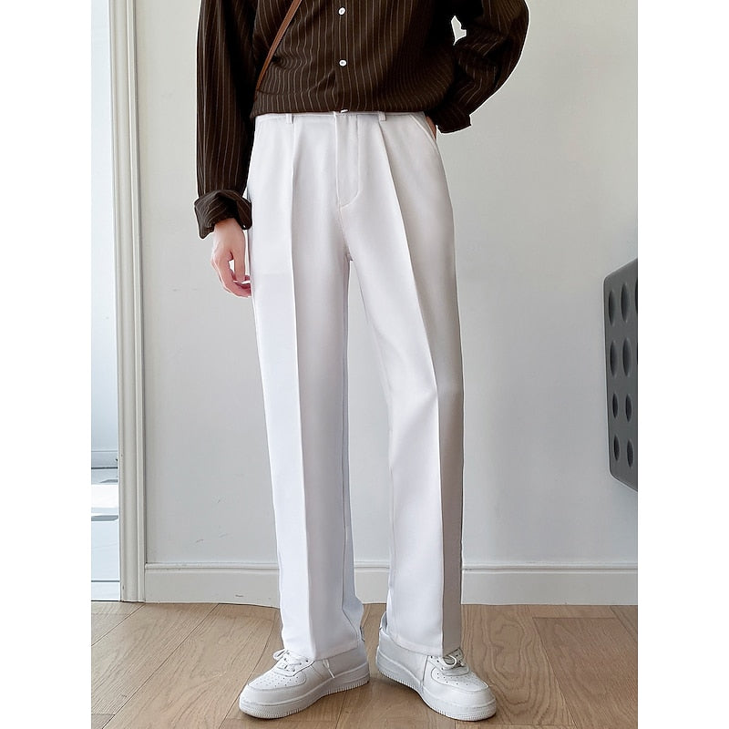 Tailored Wide-Leg Pants