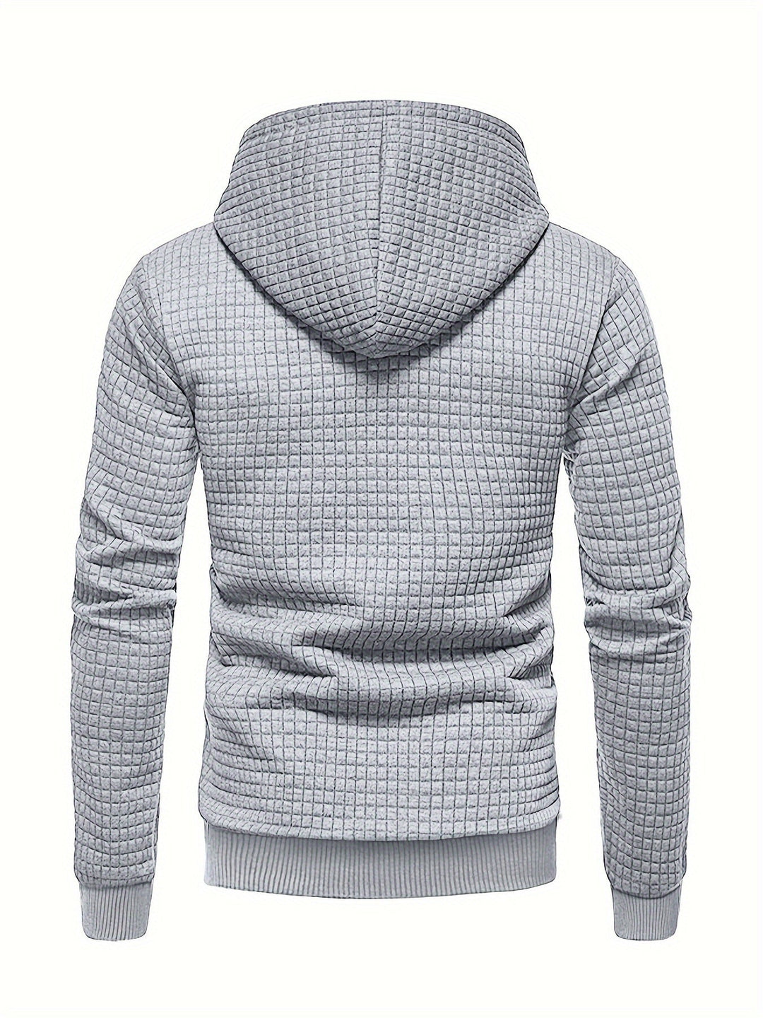Textured Hooded Pullover