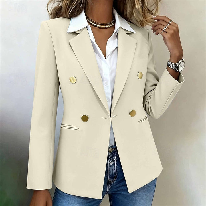 Tailored Double-Breasted Blazer