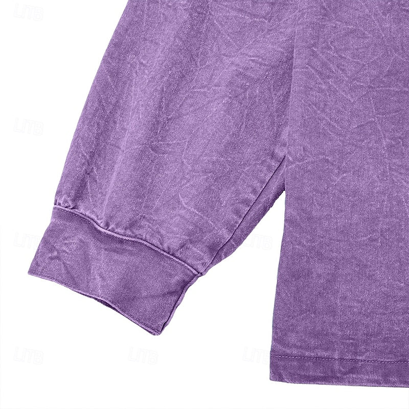 Vintage Washed Henley Shirt