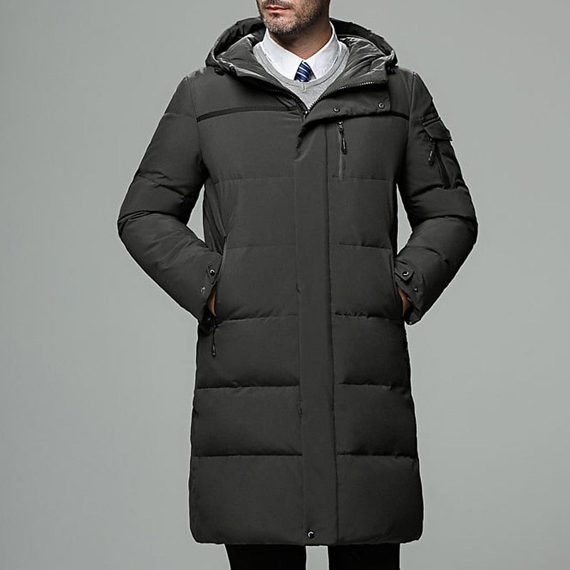 Hooded Longline Puffer Coat