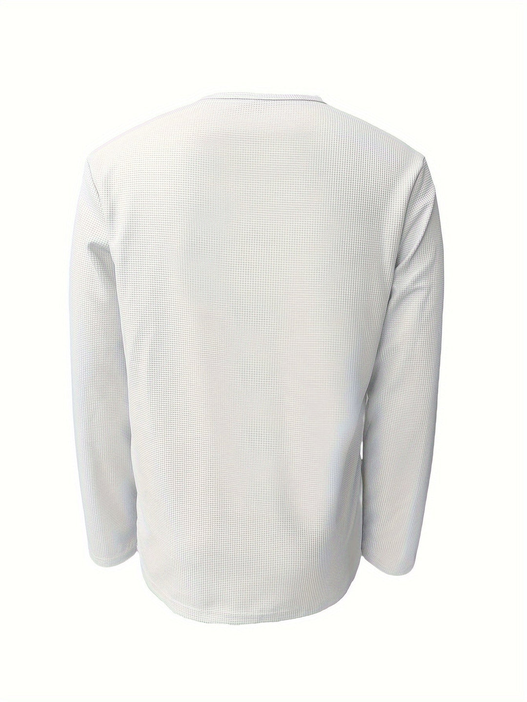 Textured Long-Sleeve Henley
