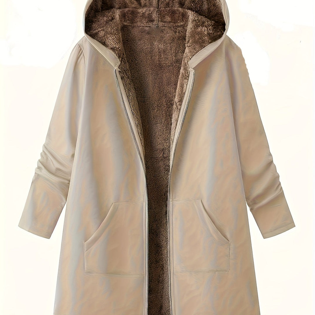 Cozy Hooded Longline Coat