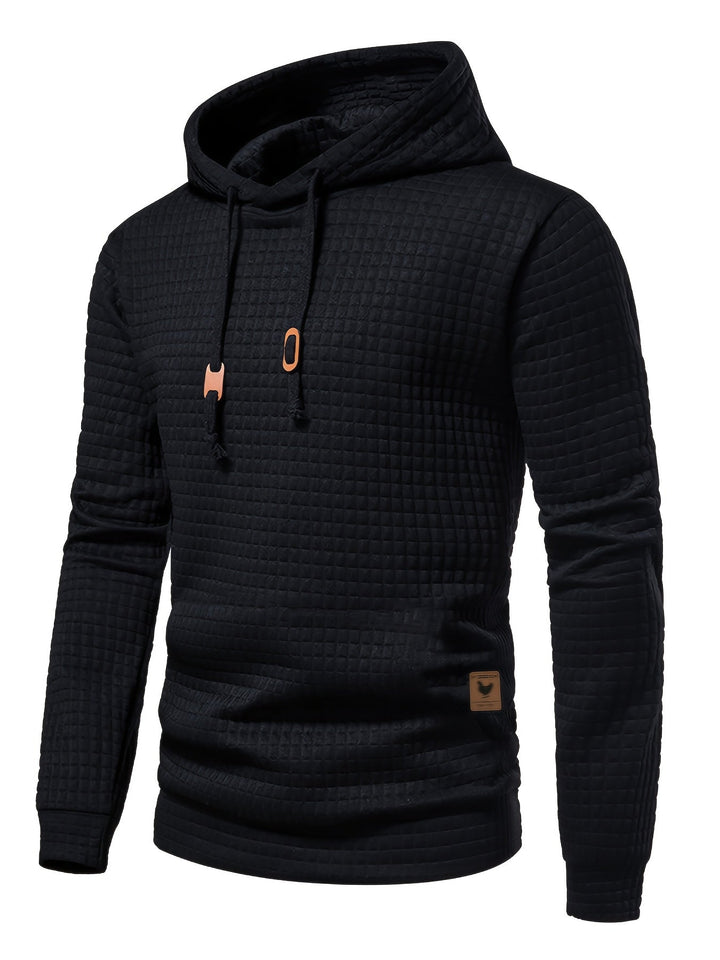 Textured Pullover Hoodie
