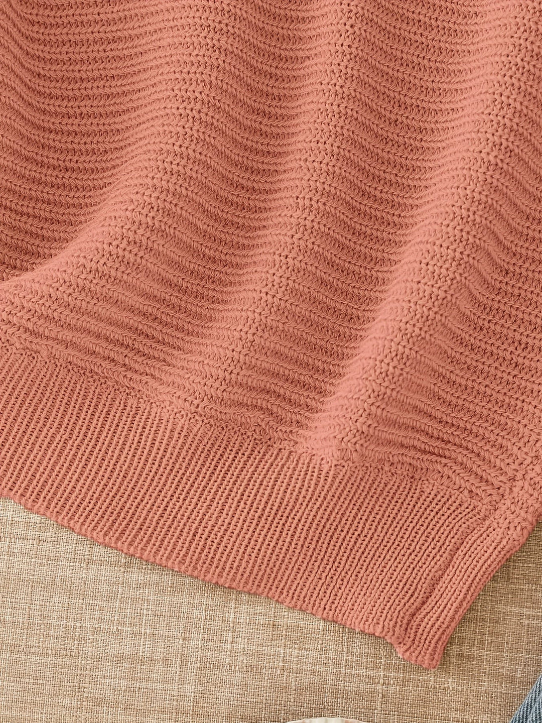 Relaxed Open-Knit Sweater