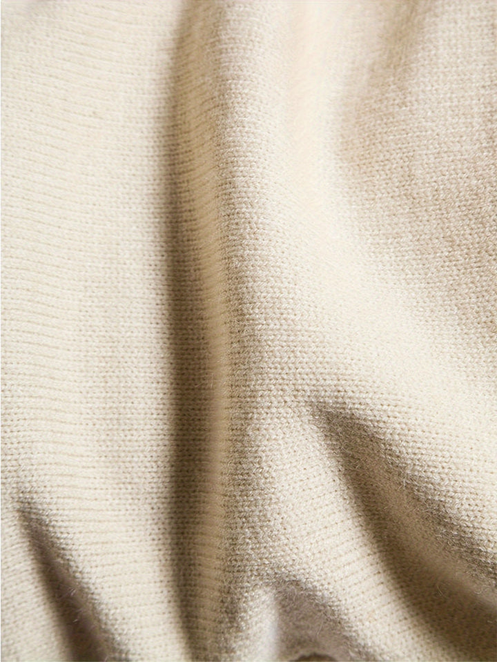 Classic Mock-Neck Sweater