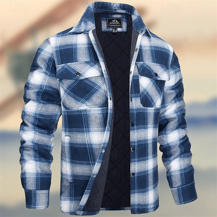 Rugged Quilted Shirt Jacket