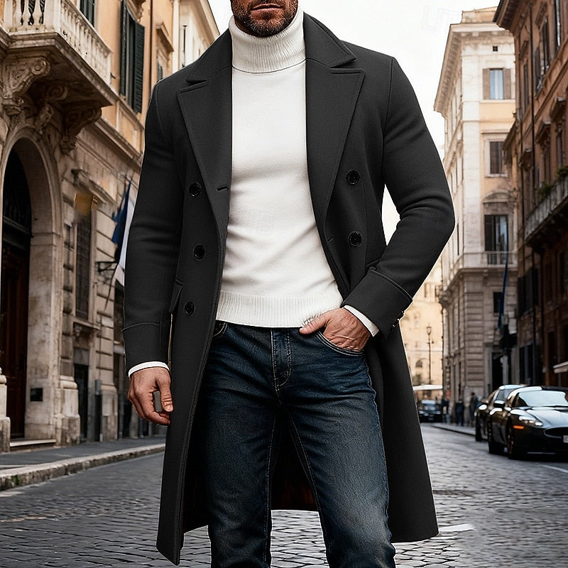 Refined Long Overcoat