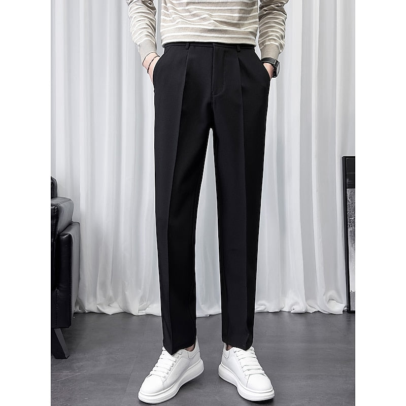 Tailored Wide-Leg Pants