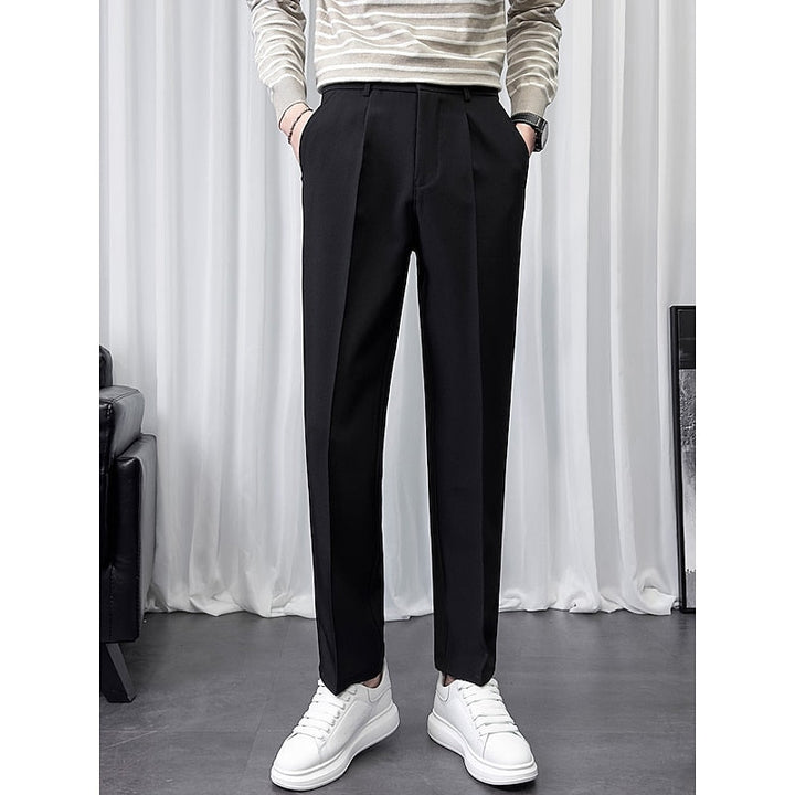 Tailored Wide-Leg Pants