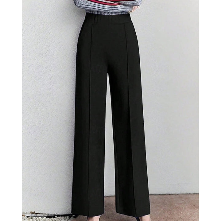 Wide-Leg Tailored Pants