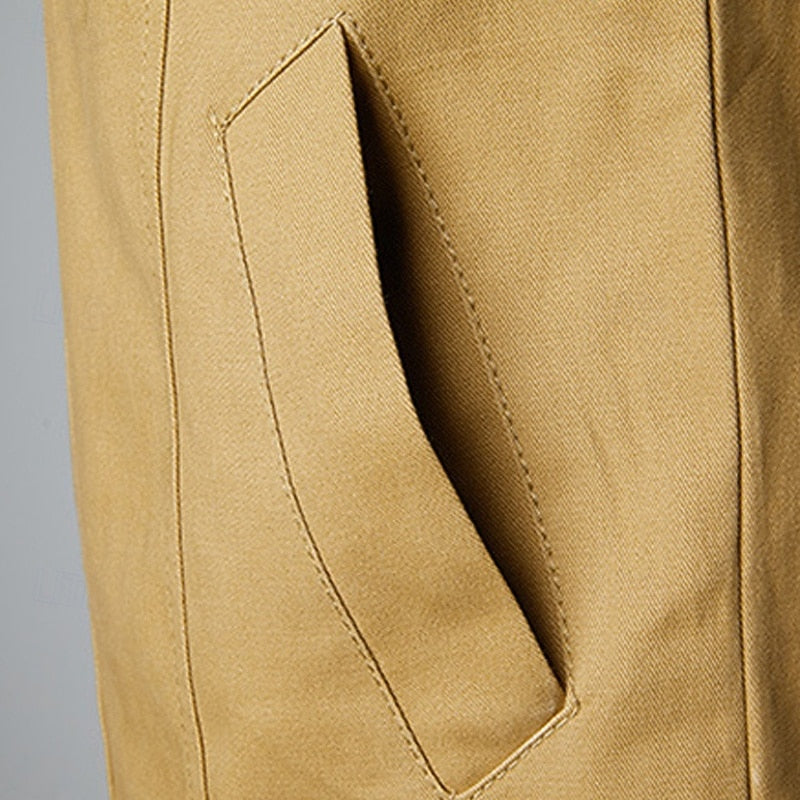 Rugged Stand-Collar Field Jacket
