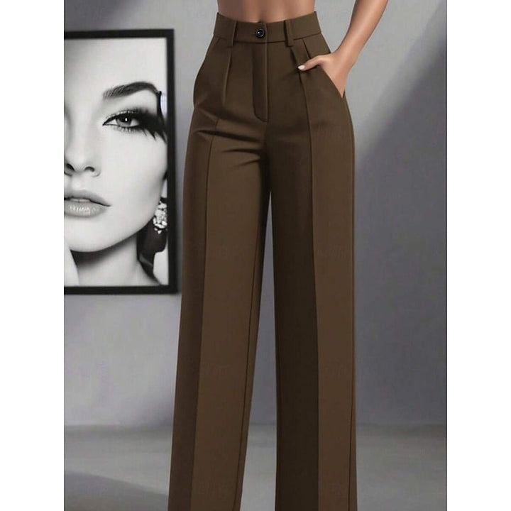High-Waist Tailored Pants