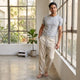 Zylath - Pantaloni in Lino da Uomo: Comfort Rilassato per l'Estate