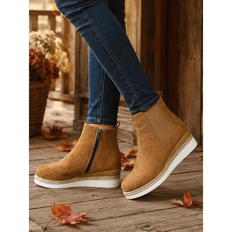 Wedge Ankle Boots