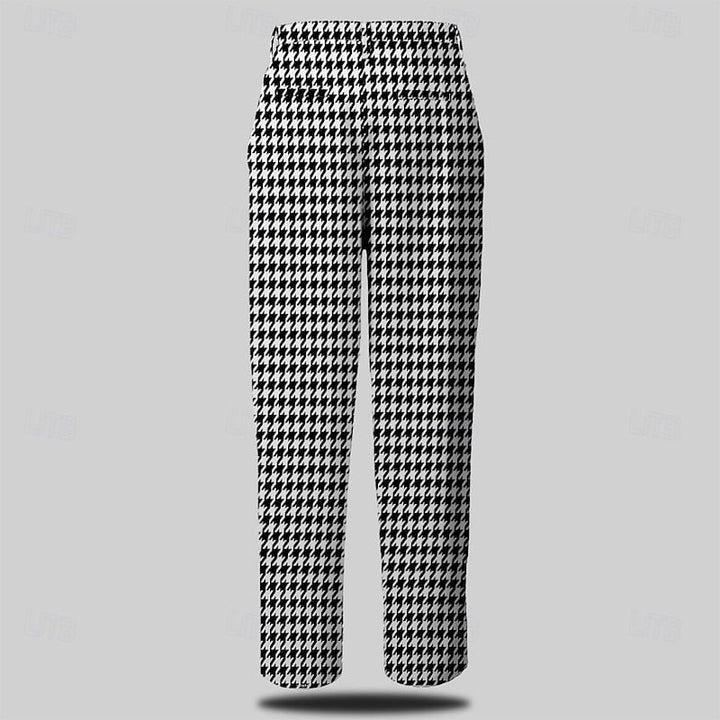 Tailored Houndstooth Pants