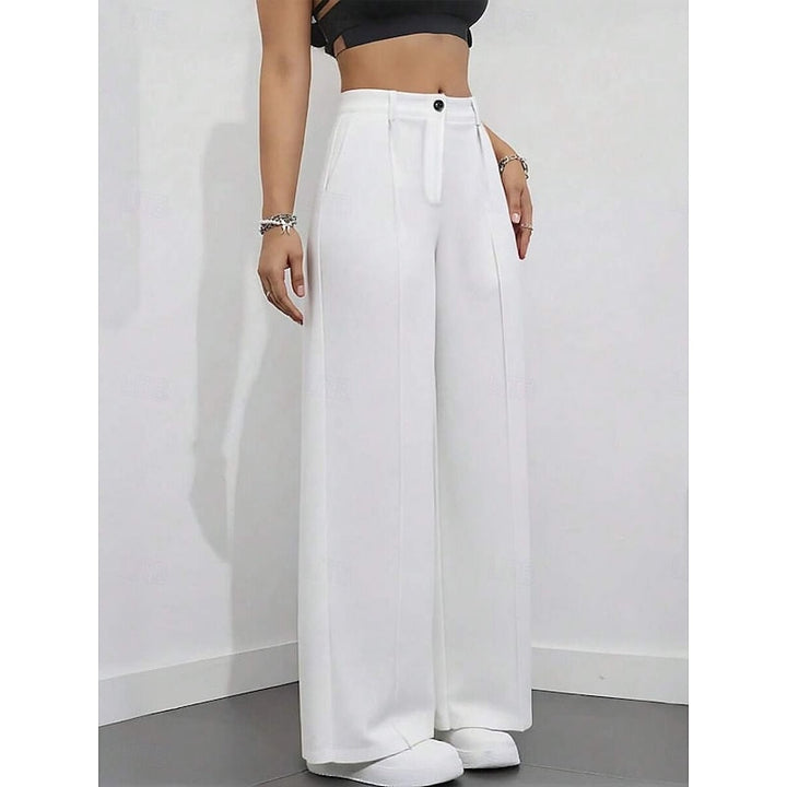 High-Waist Tailored Pants