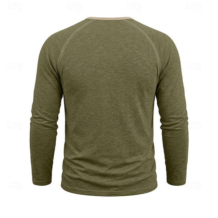Classic Button Henley Shirt