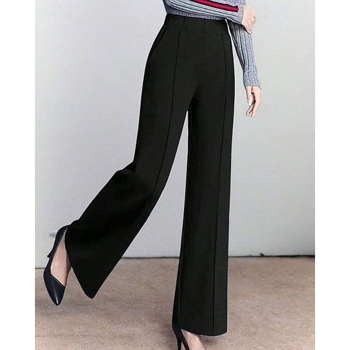 Wide-Leg Tailored Pants
