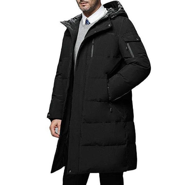 Hooded Longline Puffer Coat