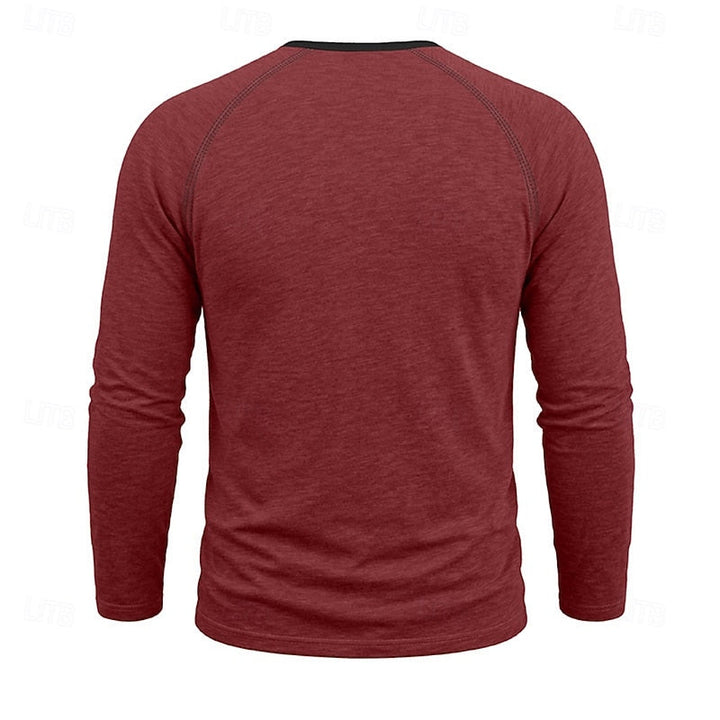 Classic Button Henley Shirt