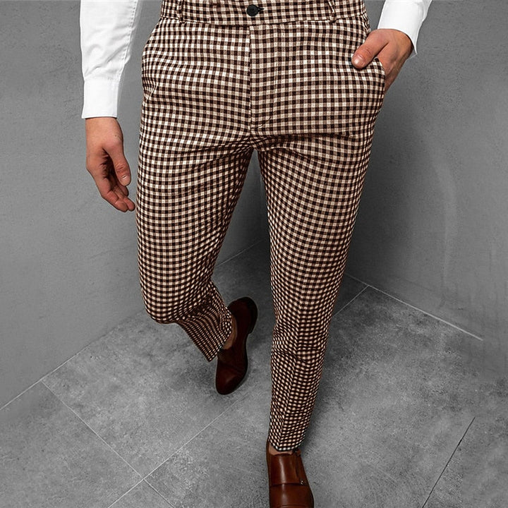Tailored Check Pants