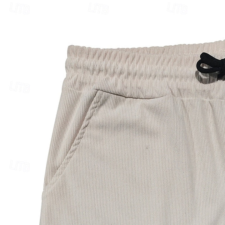 Relaxed Ribbed Pants