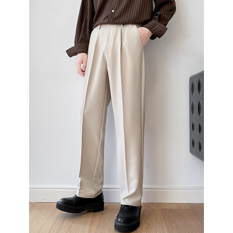 Tailored Wide-Leg Pants
